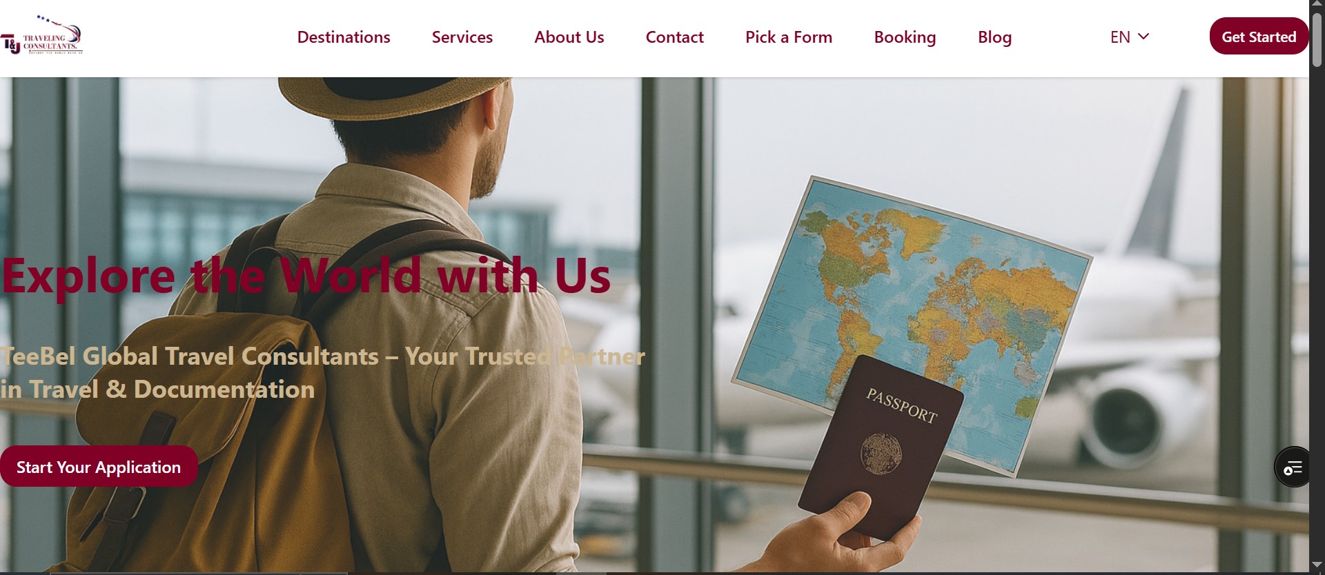 Travel Agency Website
